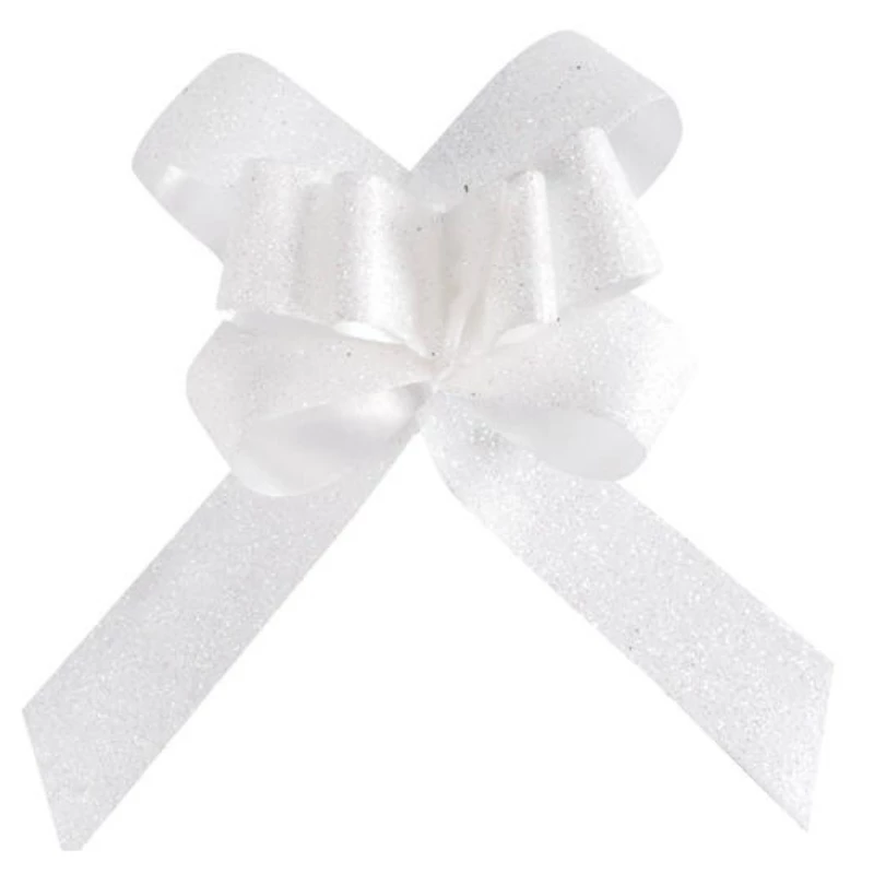 10 Nœuds à Tirer Blanc Pailleté - Viva La Fiesta 1 10 Nœuds à Tirer Blanc Pailleté - Viva La Fiesta