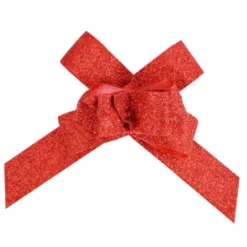 10 Nœuds à Tirer Rouge Pailleté - Viva La Fiesta