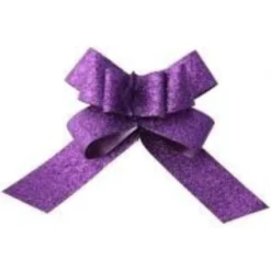 10 Nœuds à Tirer Violet Pailleté - Viva La Fiesta