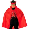 Cape Mi-longue Noire Ou Rouge De 90 Cm Pour Enfant - Viva La Fiesta