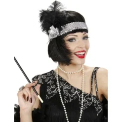 Bandeau Charleston Avec Fleur Et Sequins - Viva La Fiesta