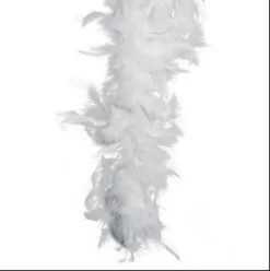 Boa à Plumes Style Charleston Blanc - Viva La Fiesta