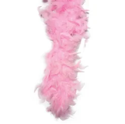 Boa à Plumes Style Charleston Rose Pastel - Viva La Fiesta