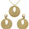 Parure Collier Et De Boucles D'oreilles Dorée Style Romain - Viva La Fiesta