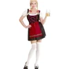 Déguisement De Serveuse Bavaroise Rouge Femme - Viva La Fiesta