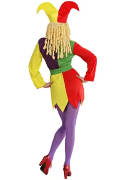 Nouveaux produits -Déguisement boutique 2307 Deguisement de fou du roi multicolore femme