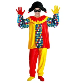 Déguisement Clown D'arlequin Enfant - Viva La Fiesta