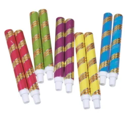 Lot De 6 Sarbacanes Multicolores - Viva La Fiesta