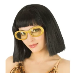 Lunettes Disco à Paillettes Or - Viva La Fiesta