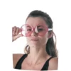 Lunettes Hippie Géantes Rose - Viva La Fiesta
