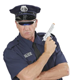 Mono-lunettes Argentées - Viva La Fiesta -Déguisement boutique 3228 Mono lunettes argentees