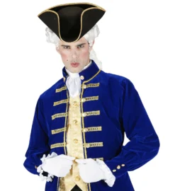 Chapeau De Pirate Noir Et Doré - Viva La Fiesta -Déguisement boutique 3244 Chapeau de pirate noir et dore