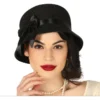 Chapeau Cloche Charleston Noir à Paillettes - Viva La Fiesta