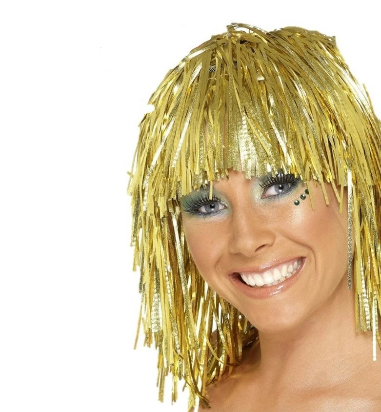 Perruque Disco Lamée Adulte Or - Viva La Fiesta - Montpellier 1 Perruque Disco Lamée Adulte Or - Viva La Fiesta - Montpellier