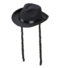 Toque De Rabbin Réaliste Avec Papillottes - Viva La Fiesta