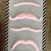 Lot De 6 Moustaches Roses - Viva La Fiesta