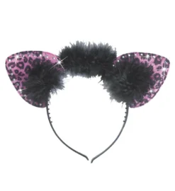 Serre-tête Léopard Rose à Strass - Viva La Fiesta