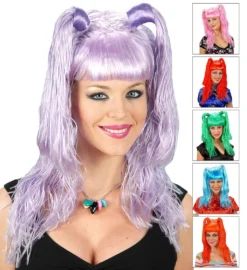 Perruque Roppongi Fluo Adulte - Viva La Fiesta