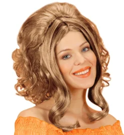 Nouveaux produits -Déguisement boutique 3954 Perruque Catherine chatain adulte