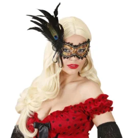 Loup Effet Peau De Serpent Et Plumes - Viva La Fiesta