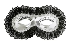 Loup Avec Faux Cils Et Dentelle - Viva La Fiesta