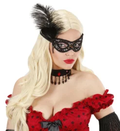 Loup Léopard Avec Plumes - Viva La Fiesta