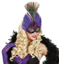 Loup Avec Grandes Plumes - Viva La Fiesta