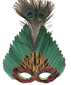 Loup Avec Grandes Plumes - Viva La Fiesta -Déguisement boutique 4228 Loup avec grandes plumes