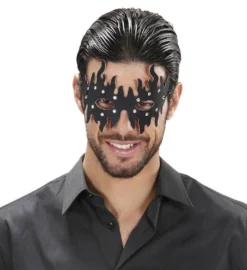 Loup Avec Flammes Noires Et Clous - Viva La Fiesta -Déguisement boutique 4256 Loup avec flammes noires et clous