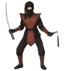 Déguisement De Ninja Marron Enfant - Viva La Fiesta