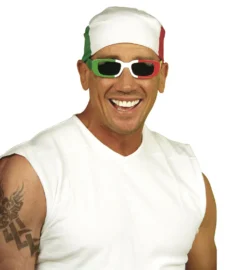 Bandana Drapeau Italie 55x55 Cm - Viva La Fiesta