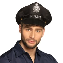 Casquette De Police Noire - Viva La Fiesta