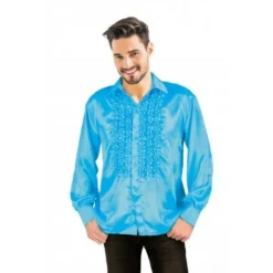 Chemise Disco Homme Bleu - Viva La Fiesta - Montpellier