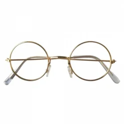 Lunette Ronde Doré Père Noël - Viva La Fiesta