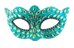 Loup Pailleté Avec Gemme Luxe - Viva La Fiesta -Déguisement boutique 5947 Loup paillete avec gemme luxe