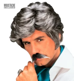 Perruque Casanova Avec Moustache - Viva La Fiesta
