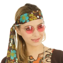 Lunettes Hippie Rondes Rose - Viva La Fiesta