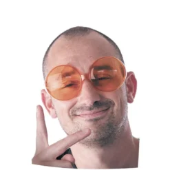 Lunettes Hippie Géantes Oranges - Viva La Fiesta
